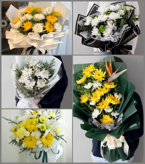 湖北孝感市大悟县四姑镇羊角村白事花束代送